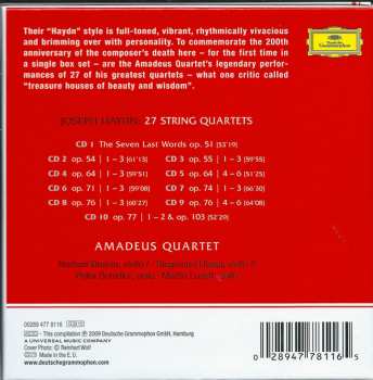 10CD/Doos Amadeus-Quartett: 27 String Quartets / Seven Last Words On The Cross