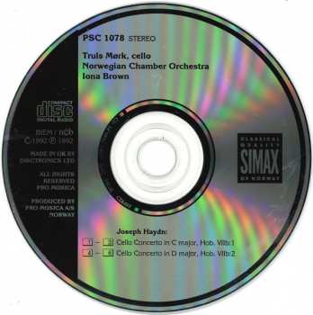 CD Joseph Haydn: Cello Concertos