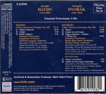 CD Antonín Dvořák: Cello Concertos