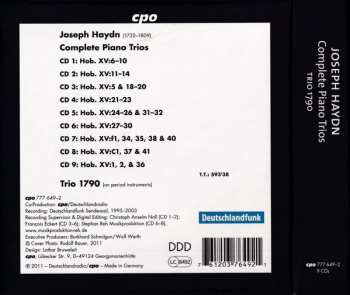 9CD/Doos Joseph Haydn: Complete Piano Trios