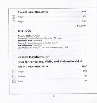 9CD/Doos Joseph Haydn: Complete Piano Trios