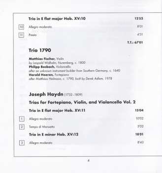 9CD/Doos Joseph Haydn: Complete Piano Trios