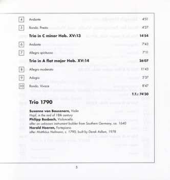 9CD/Doos Joseph Haydn: Complete Piano Trios