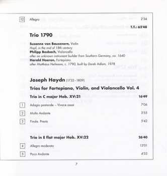 9CD/Doos Joseph Haydn: Complete Piano Trios