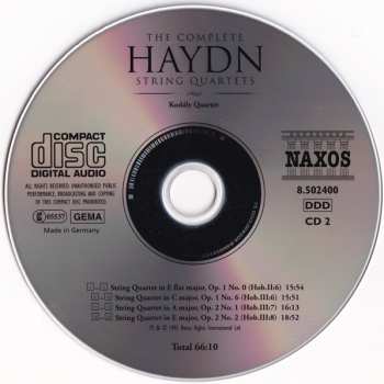 25CD/Doos Joseph Haydn: The Complete String Quartets