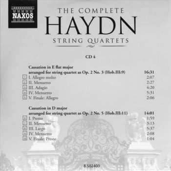 25CD/Doos Joseph Haydn: The Complete String Quartets