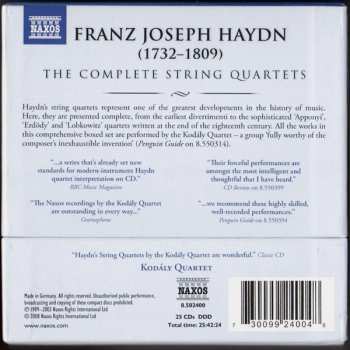 25CD/Doos Joseph Haydn: The Complete String Quartets