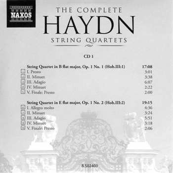 25CD/Doos Joseph Haydn: The Complete String Quartets