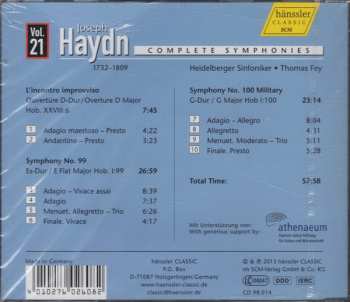 CD Joseph Haydn: Complete Symphonies (No. 99 / No. 100 Military / Overtüre L'incontro Improvviso)