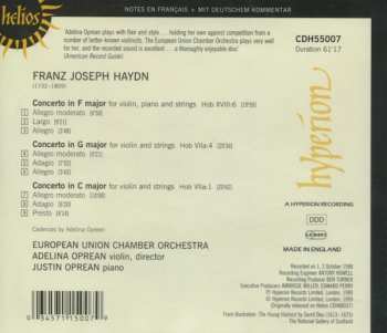 CD Joseph Haydn: Concertos