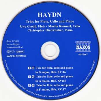CD Joseph Haydn: Flute Trios