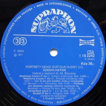2LP/Doos Joseph Haydn: Géniové Světové Hudby III. (2xLP + BOX)