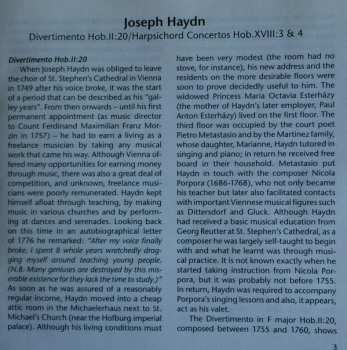 SACD Joseph Haydn: Harpsichord Concertos In F And G / Divertimento In F