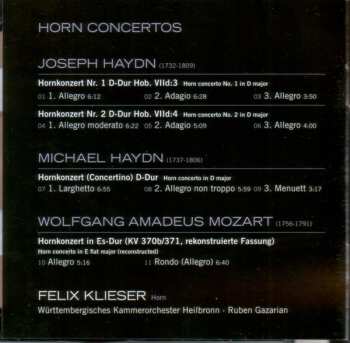 CD Wolfgang Amadeus Mozart: Horn Concertos