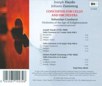 CD Joseph Haydn: Cello Concertos
