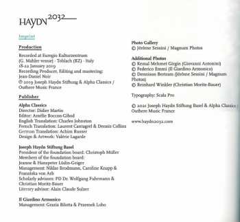 CD Joseph Haydn: Les Heures Du Jour