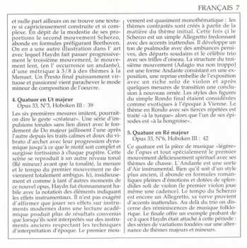 2CD Joseph Haydn: Les Quatuors Œuvres 33 & 42