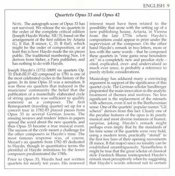 2CD Joseph Haydn: Les Quatuors Œuvres 33 & 42
