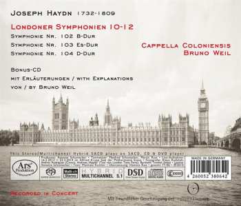 CD/SACD Joseph Haydn: Londoner Symphonien Nr. 102, 103, 104