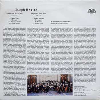 LP Prague Chamber Orchestra: Londýnské Symfonie Č.102, Č.95 (83/1)