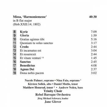 CD Joseph Haydn: Missa Brevis (1749) • Harmoniemesse