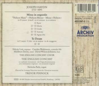 CD Joseph Haydn: Missa In Angustiis "Nelson Mass" • Te Deum