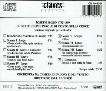CD Joseph Haydn: The Seven Last Words Of Jesus