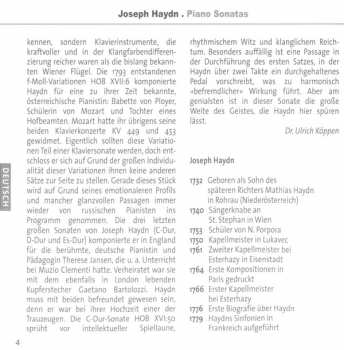 CD Joseph Haydn: Piano Sonatas