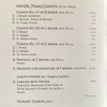 SACD Joseph Haydn: Piano Sonatas Nos 47 • 53 • 60/Fantasia In C Major/Andante Con Variazioni