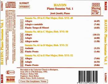 CD Joseph Haydn: Piano Sonatas, Vol. 1 (Nos. 59 - 62)
