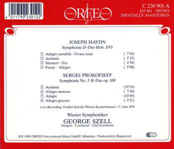 CD Sergei Prokofiev: Symphonie No. 93 / Symphonie No. 5