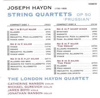 2CD Joseph Haydn: String Quartets, Op. 50, "Prussian"