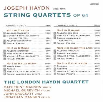 2CD Joseph Haydn: String Quartets, Op 64