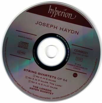 2CD Joseph Haydn: String Quartets, Op 64