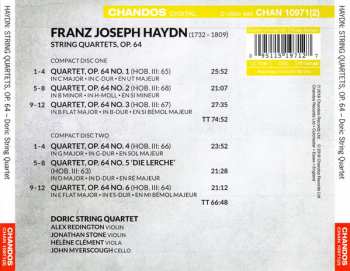 2CD Joseph Haydn: String Quartets, Op. 64