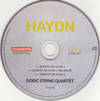 2CD Joseph Haydn: String Quartets, Op. 64