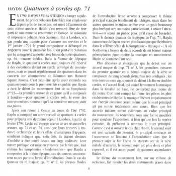 CD Joseph Haydn: String Quartets Op. 71