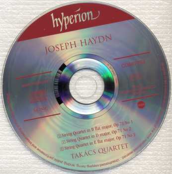 CD Joseph Haydn: String Quartets Op. 71