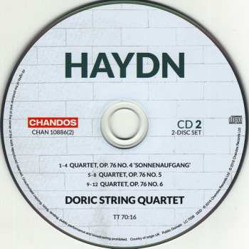2CD Joseph Haydn: String Quartets, Op. 76