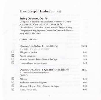 2CD Joseph Haydn: String Quartets, Op. 76