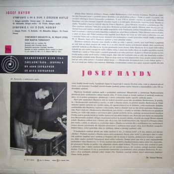 LP Joseph Haydn: Symfonie Č. 94 G Dur „S Úderem Kotlů‟ / Symfonie Č. 101 D Dur „Hodiny‟