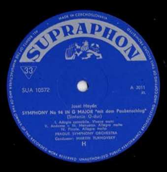 LP Joseph Haydn: Symphony No. 101 In D Major "The Clock" / Symphony No. 94 In G Major "Mit Dem Poukenschlag"