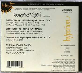 CD Joseph Haydn: Symphonies Nos 101 ('The Clock'), 102, Overture To  'Windsor Castle' 