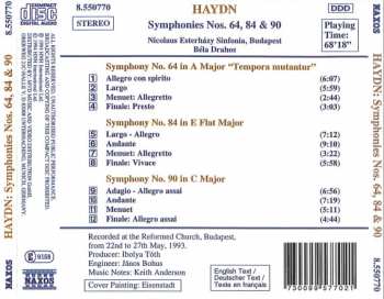 CD Joseph Haydn: Symphonies Vol. 13 (Nos. 64 "Tempora Mutantur", 84 & 90)