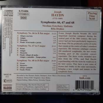 CD Joseph Haydn: Symphonies Vol. 21 - Nos. 66, 67 And 68