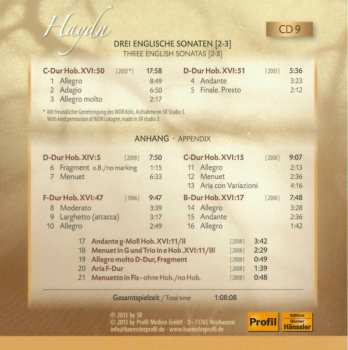 9CD/Doos Joseph Haydn: The Piano Sonatas = Die Klaviersonaten