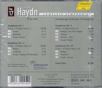 CD Joseph Haydn: Complete Symphonies (No. 1 / No. 4 / No. 5 / No. 10)