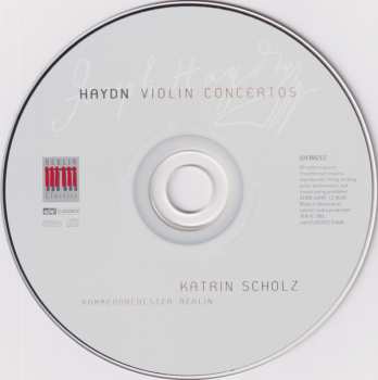 CD Joseph Haydn: Violin Concertos