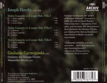 CD Joseph Haydn: Violin Concertos