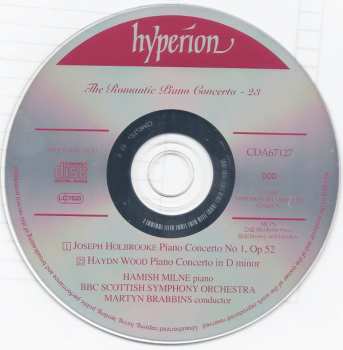 CD BBC Scottish Symphony Orchestra: Piano Concerto No 1 'The Song Of Gwyn Ap Nudd' / Piano Concerto In D Minor (First Recording)